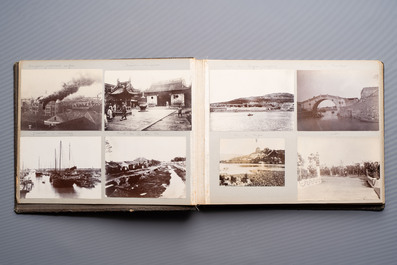 A travel photo album documenting China and its people, early 20th C.