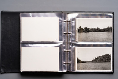 A collection of four photo albums and fieldwork prints documenting South and Southeast Asia, 20th C.