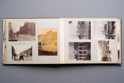 A travel photo album documenting China and its people, early 20th C.