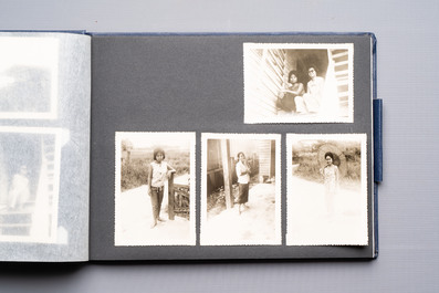 A collection of four photo albums and fieldwork prints documenting South and Southeast Asia, 20th C.
