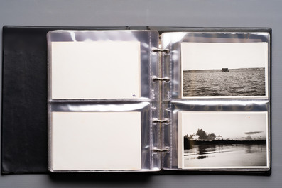 A collection of four photo albums and fieldwork prints documenting South and Southeast Asia, 20th C.