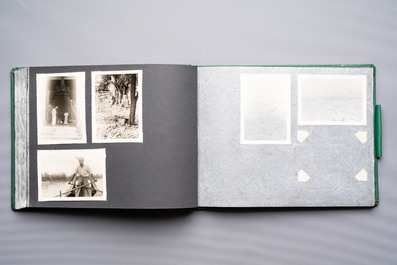 A collection of four photo albums and fieldwork prints documenting South and Southeast Asia, 20th C.