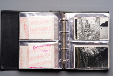 A collection of four photo albums and fieldwork prints documenting South and Southeast Asia, 20th C.