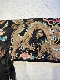 A Chinese embroidered silk Peking opera costume, Republic