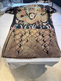 A Chinese embroidered silk Peking opera costume, Republic