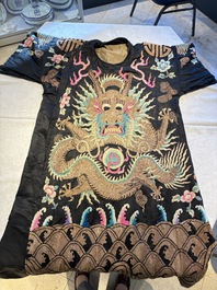 A Chinese embroidered silk Peking opera costume, Republic