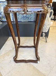 Two Chinese gilt-lacquered stands, 20th C.