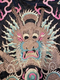 A Chinese embroidered silk Peking opera costume, Republic