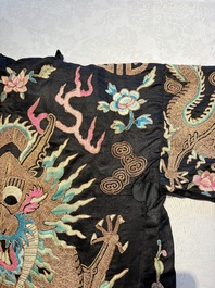 A Chinese embroidered silk Peking opera costume, Republic