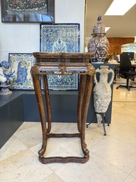 Two Chinese gilt-lacquered stands, 20th C.