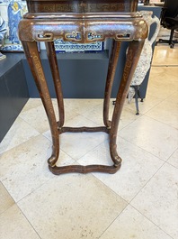 Two Chinese gilt-lacquered stands, 20th C.