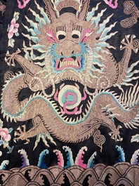 A Chinese embroidered silk Peking opera costume, Republic