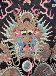 A Chinese embroidered silk Peking opera costume, Republic