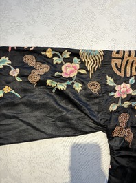 A Chinese embroidered silk Peking opera costume, Republic