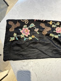 A Chinese embroidered silk Peking opera costume, Republic