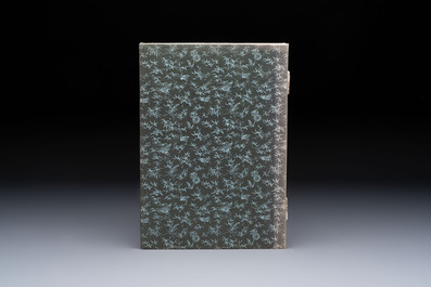 A box with two albums containing 80 woodblocks, 32 of which after Qi Baishi, Rong Bao Zhai studio, Beijing, 1955