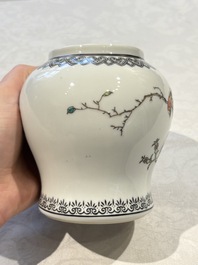 31 Chinese famille rose vases, Qianlong and Jingdezhen marks, 20th C.