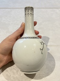 31 Chinese famille rose vases, Qianlong and Jingdezhen marks, 20th C.