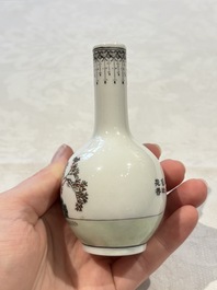 31 Chinese famille rose vases, Qianlong and Jingdezhen marks, 20th C.