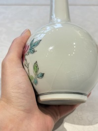 31 Chinese famille rose vases, Qianlong and Jingdezhen marks, 20th C.