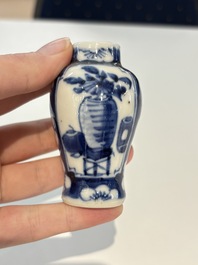 18 Chinese blue and white wares, Kangxi and later