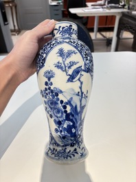 18 Chinese blue and white wares, Kangxi and later