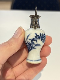 18 Chinese blue and white wares, Kangxi and later