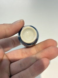 18 Chinese blue and white wares, Kangxi and later