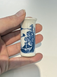 18 Chinese blue and white wares, Kangxi and later