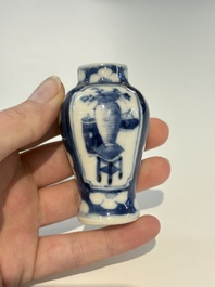 18 Chinese blue and white wares, Kangxi and later