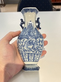 18 Chinese blue and white wares, Kangxi and later