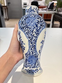 18 Chinese blue and white wares, Kangxi and later