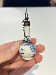 18 Chinese blue and white wares, Kangxi and later
