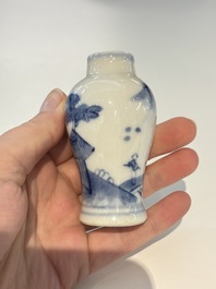 18 Chinese blue and white wares, Kangxi and later