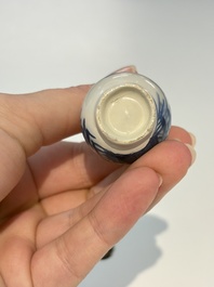 18 Chinese blue and white wares, Kangxi and later