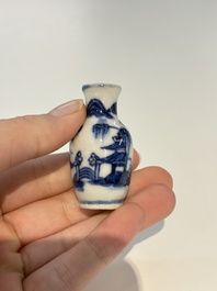 18 Chinese blue and white wares, Kangxi and later