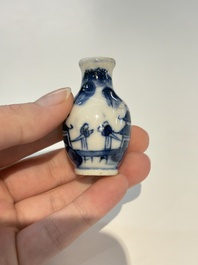 18 Chinese blue and white wares, Kangxi and later