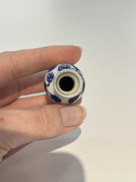 18 Chinese blue and white wares, Kangxi and later