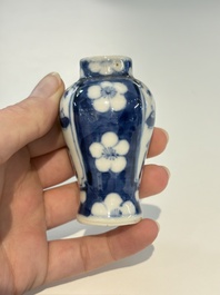 18 Chinese blue and white wares, Kangxi and later