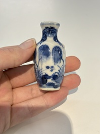 18 Chinese blue and white wares, Kangxi and later