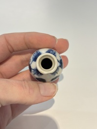 18 Chinese blue and white wares, Kangxi and later