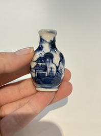 18 Chinese blue and white wares, Kangxi and later