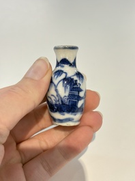 18 Chinese blue and white wares, Kangxi and later