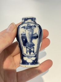 18 Chinese blue and white wares, Kangxi and later