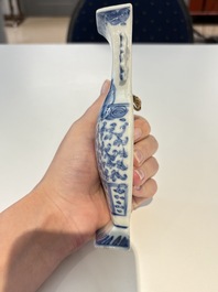 18 Chinese blue and white wares, Kangxi and later