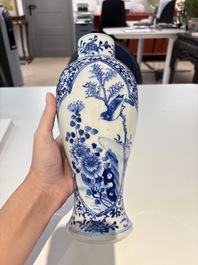 18 Chinese blue and white wares, Kangxi and later