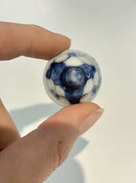 18 Chinese blue and white wares, Kangxi and later