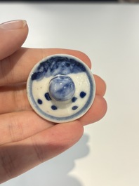 18 Chinese blue and white wares, Kangxi and later