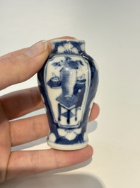 18 Chinese blue and white wares, Kangxi and later