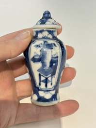 18 Chinese blue and white wares, Kangxi and later